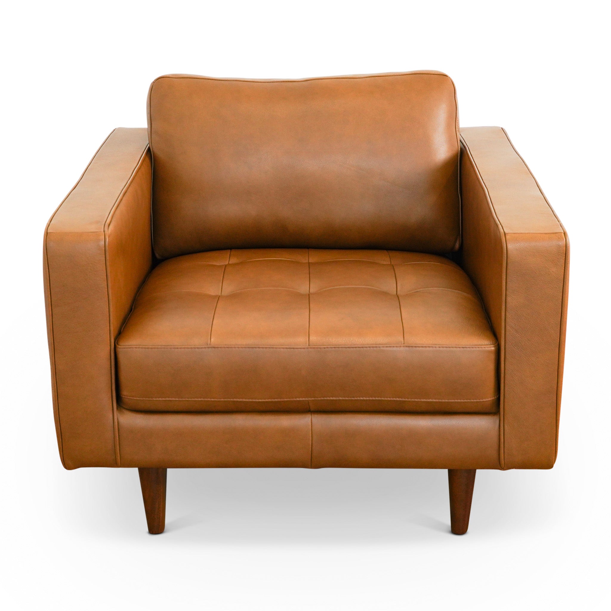 Catherine Leather Lounge Chair (Tan Leather) Catherine Leather Lounge Chair (Tan Leather)