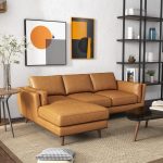 Chase Genuine Leather Sectional Left Facing - Image 5