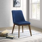 Clove Navy Blue Velvet Dining Chair (Set Of 2) - Image 4