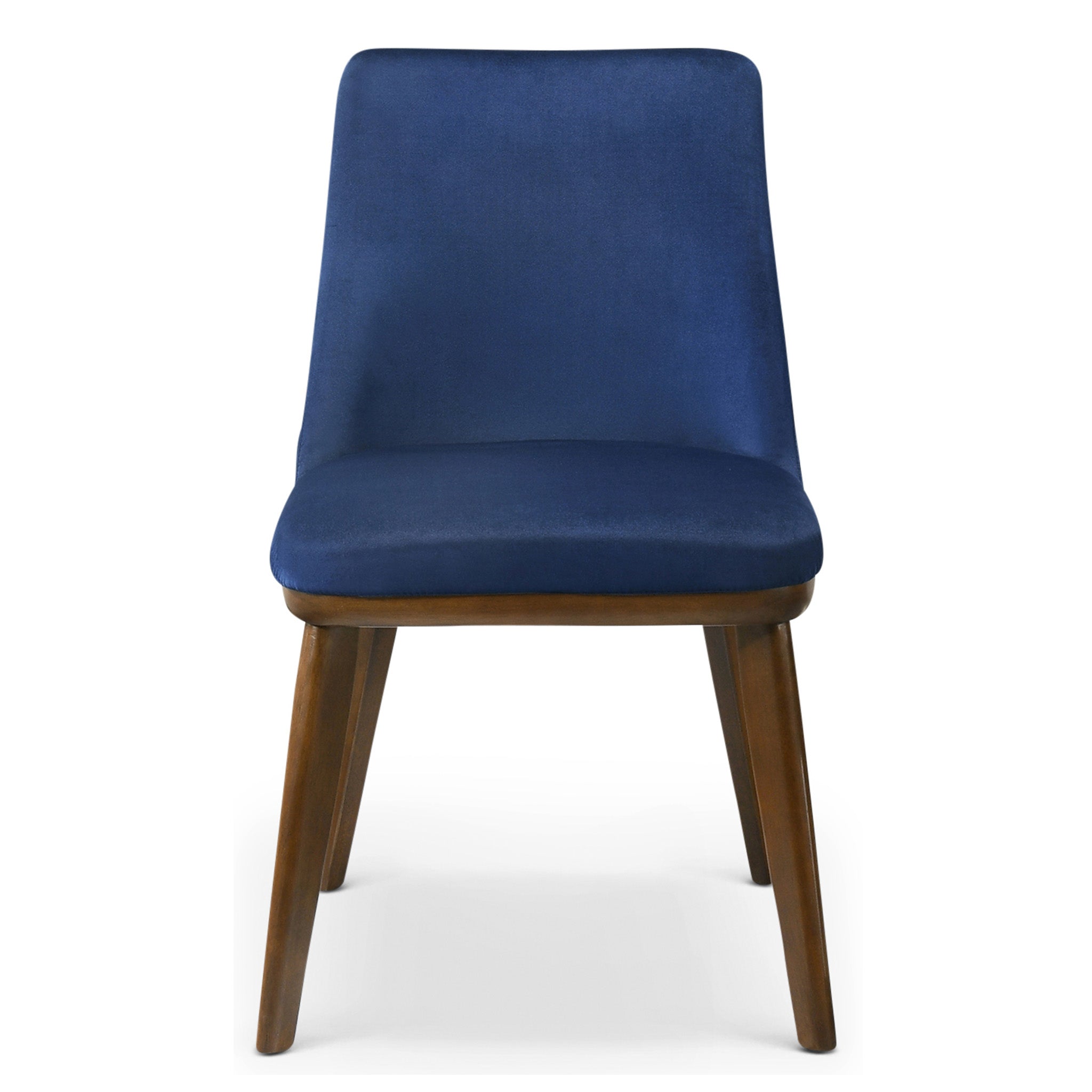 Clove Navy Blue Velvet Dining Chair (Set Of 2) Clove Navy Blue Velvet Dining Chair (Set Of 2)