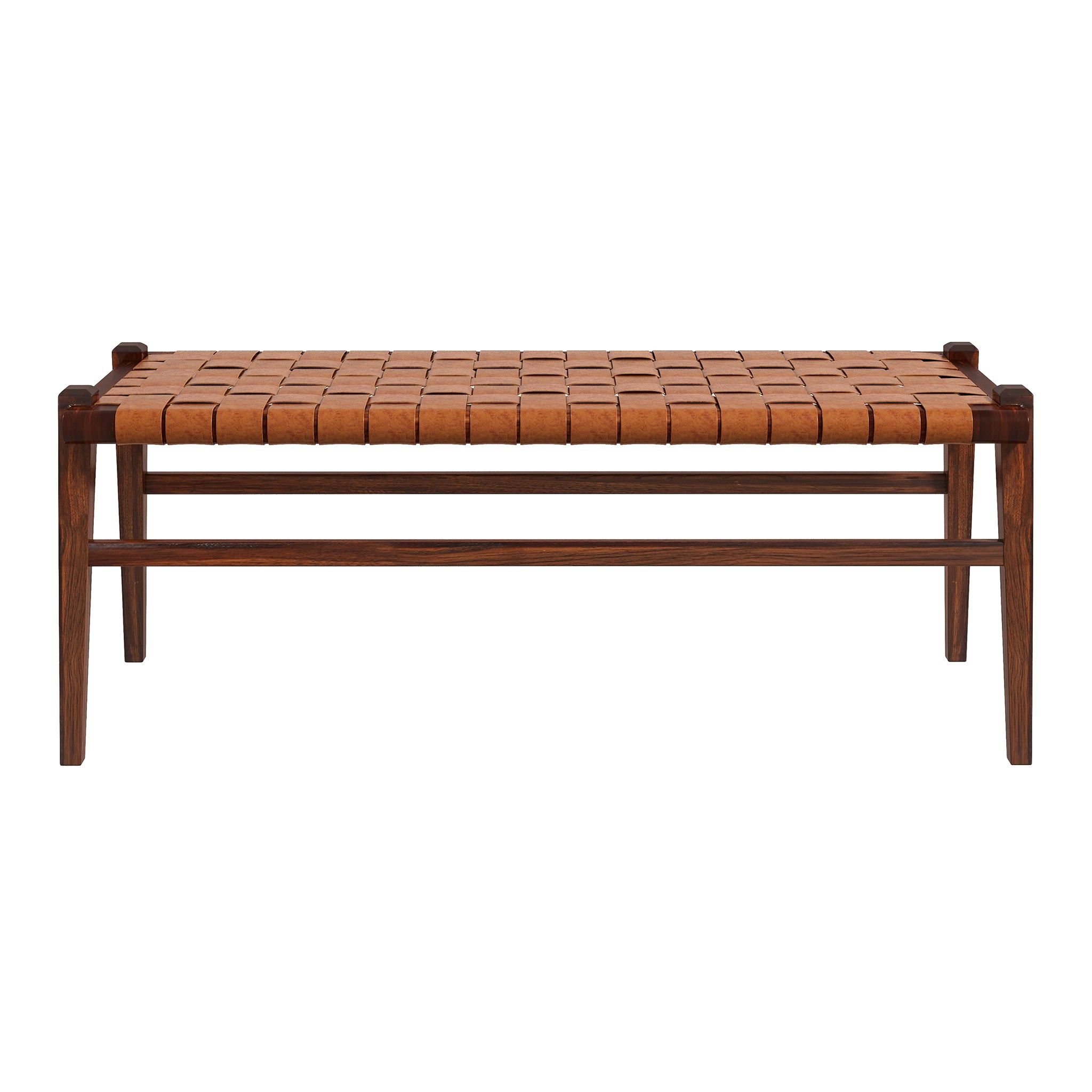 Cody Tan Leather Bench Cody Tan Leather Bench