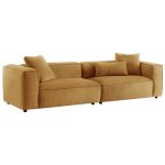 Conner Cognac Corduroy Sofa 110" - Image 4