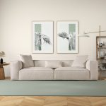 Conner Cream Corduroy Sofa 110" - Image 2