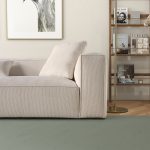 Conner Cream Corduroy Sofa 110" - Image 5