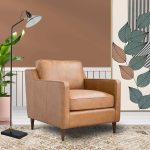 Cooper Tan Leather Lounge Chair - Image 2