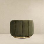 Cosey Green Velvet Swivel Chair - Image 4