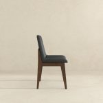 Crystal Dark Grey Fabric Dining Chair (Set Of 2) - Image 5