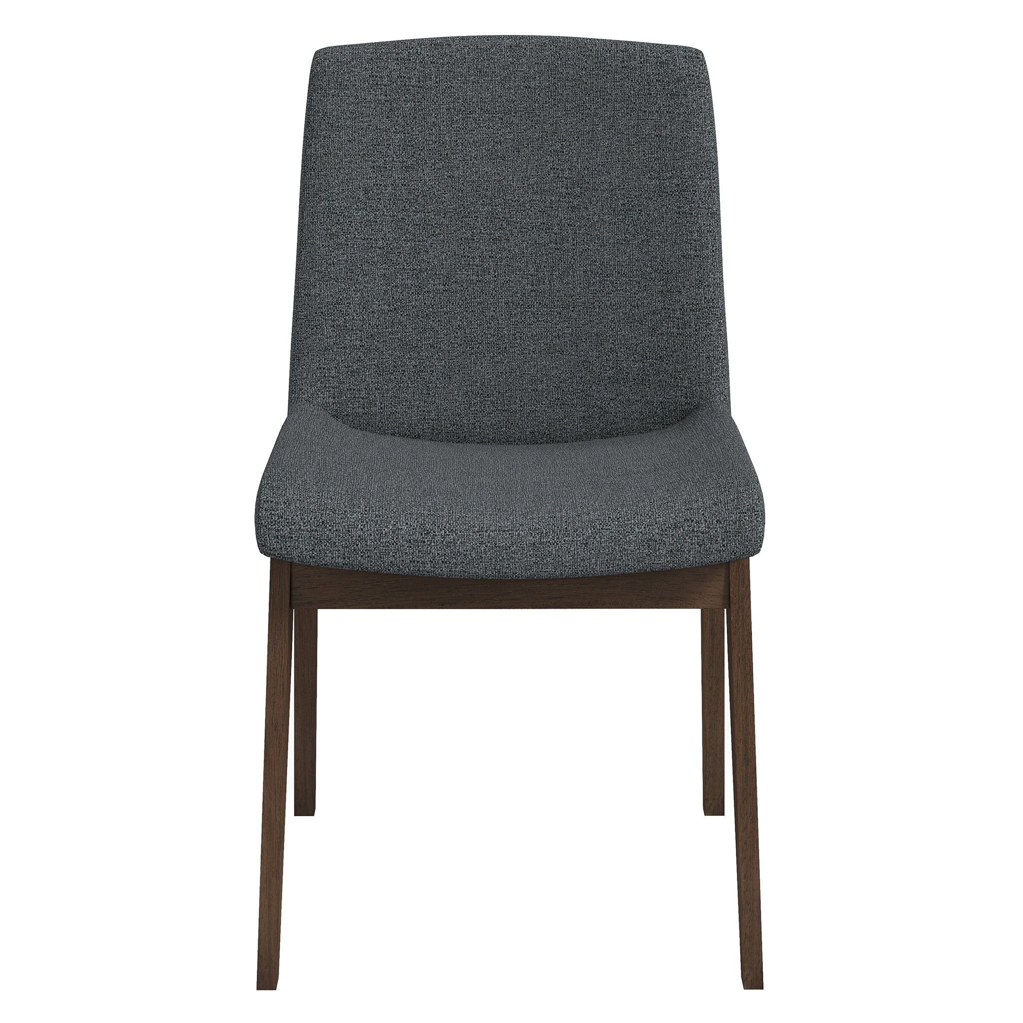 Crystal Dark Grey Fabric Dining Chair (Set Of 2) Crystal Dark Grey Fabric Dining Chair (Set Of 2)