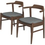 Daisy Gray Fabric Dining Chair (Set Of 2) - Image 4