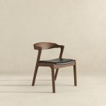 Dakota  Solid Wood Black Leather Dining Chair (Set Of 2) - Image 2