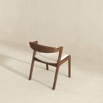 Dakota  Solid Wood Cream Velvet Dining Chair (Set Of 2) - Image 5