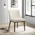 Daley White Fabric Dining Chair (Set Of 2) - Image 4