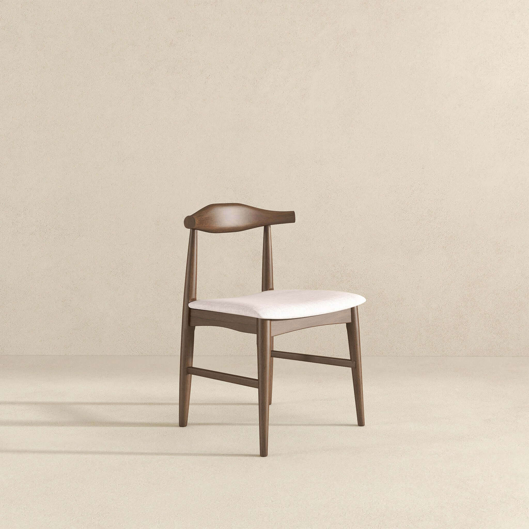 Damian Solid Wood Beige Dining Chair Damian Solid Wood Beige Dining Chair