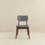 Dark Grey Fabric Solid Back Side Chair (Set Of 2) - Image 3