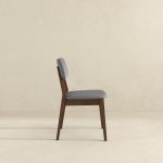 Dark Grey Fabric Solid Back Side Chair (Set Of 2) - Image 5