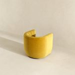 Delaney Swivel Chair (Gold Velvet) - Image 5