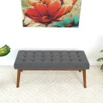 Delilah Modern Bench (Fabric) - Image 2