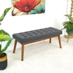 Delilah Modern Bench (Fabric) - Image 3