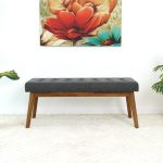 Delilah Modern Bench (Fabric) - Image 4