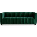 Dominic Channel Tufted Velvet Sofa - Image 2