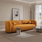 Donna Japandi Style Boucle Sofa - Image 3