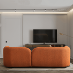 Donna Japandi Style Boucle Sofa - Image 3