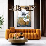 Eden Modern Tufted Chesterfield Boucle Fabric Sofa - Image 2