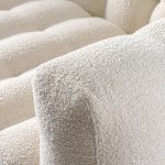 Eden Modern Tufted Chesterfield Boucle Fabric Sofa - Image 5