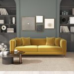 Edward Sofa (Mustard Velvet) - Image 2