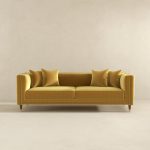 Edward Sofa (Mustard Velvet) - Image 4