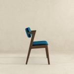 Edwin Teal Velvet Dining Chair (Set Of 2) - Image 4