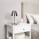 Elegance Rechargeable LED Table Lamp Brushed Nickel LED Touch Switch - Image 2
