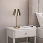 Elegance Rechargeable LED Table Lamp Plated Brass LED Touch Switch - Image 4
