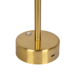 Elegance Rechargeable LED Table Lamp Plated Brass LED Touch Switch - Image 5