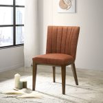 Elmwood Orange Fabric Dining Chair (Set Of 2) - Image 3