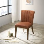 Elmwood Orange Fabric Dining Chair (Set Of 2) - Image 4