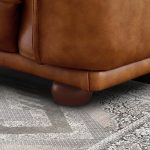 Emma Mid Century Modern Luxury Cognac Leather Sofa - Image 2