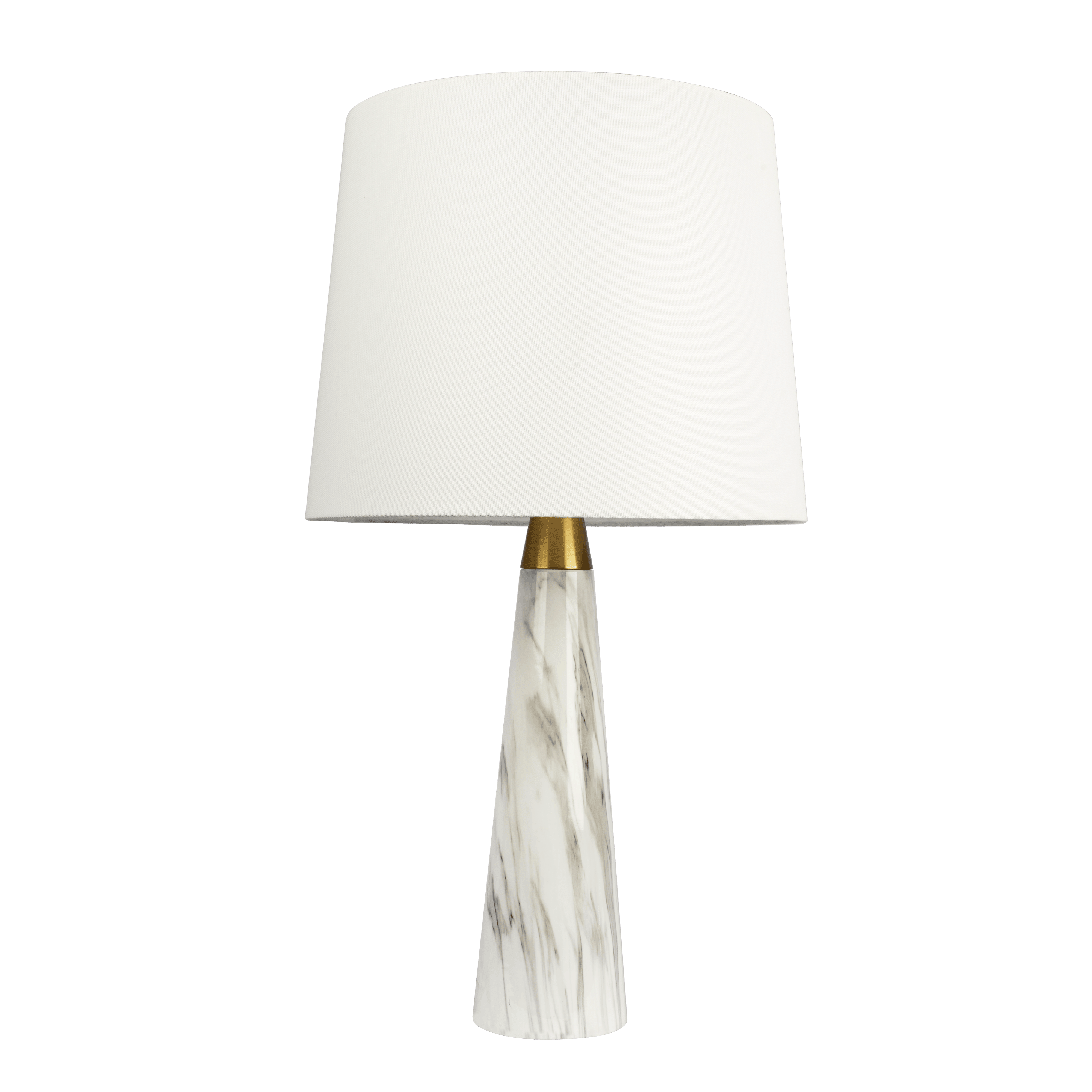 Enclave Hydro Black Table Lamp with On/Off Switch Faux Marble Base Fabric Shade Enclave Hydro Black Table Lamp with On/Off Switch Faux Marble Base Fabric Shade
