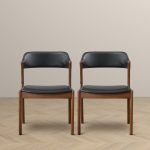 Enzo Black Leather Dining Chair (Set Of 2) - Image 3