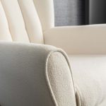 Gianna Tufted French Beige Boucle Armchair - Image 5