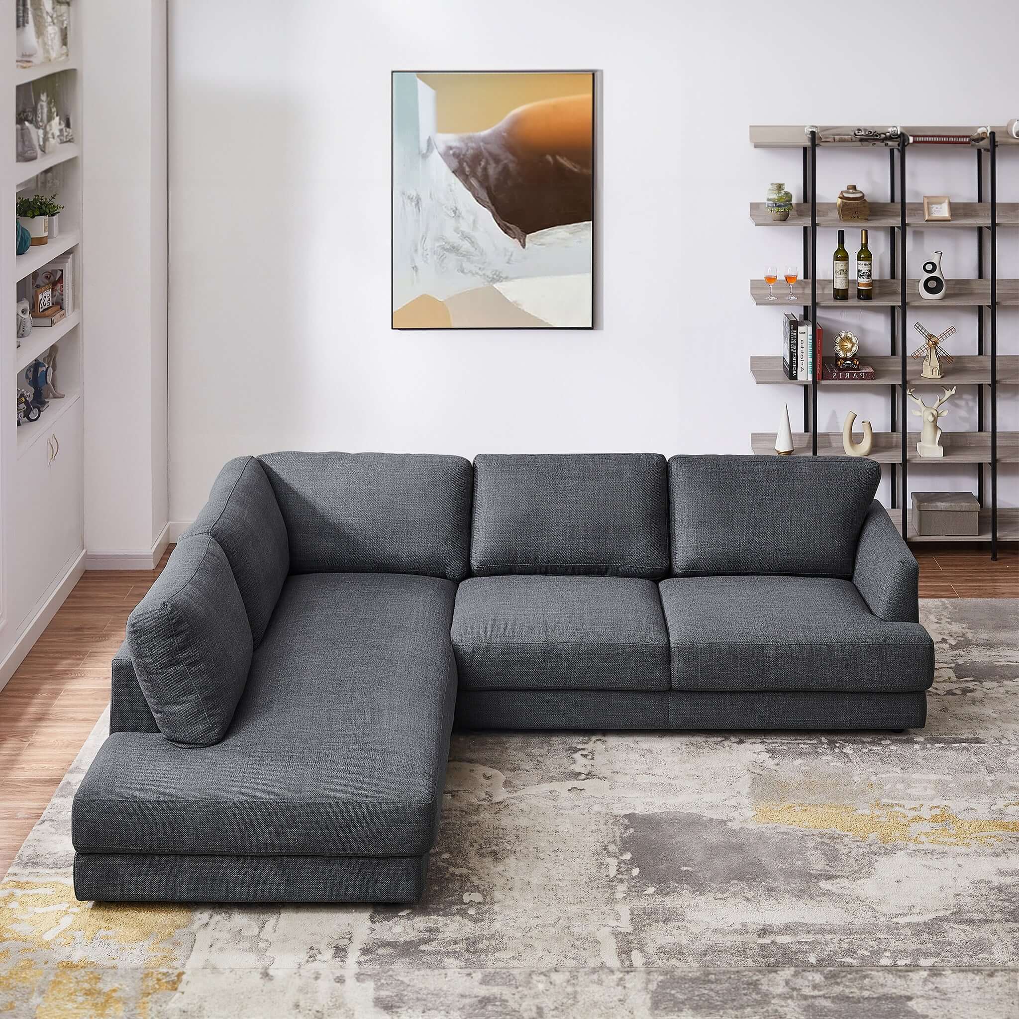 Glander Cozy Sectional Sofa Left Facing Glander Cozy Sectional Sofa Left Facing