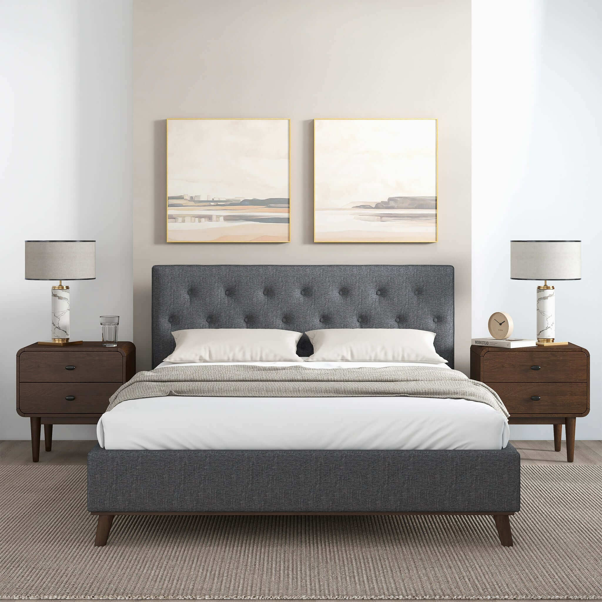 Graceville King Fabric Platform Bed Graceville King Fabric Platform Bed