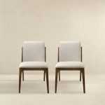 Grivelle Cream Fabric Dining Chair (Set Of 2) - Image 3