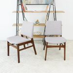 Gusto Fabric Dining Chair In Light Gray (Set Of 2) - Image 2