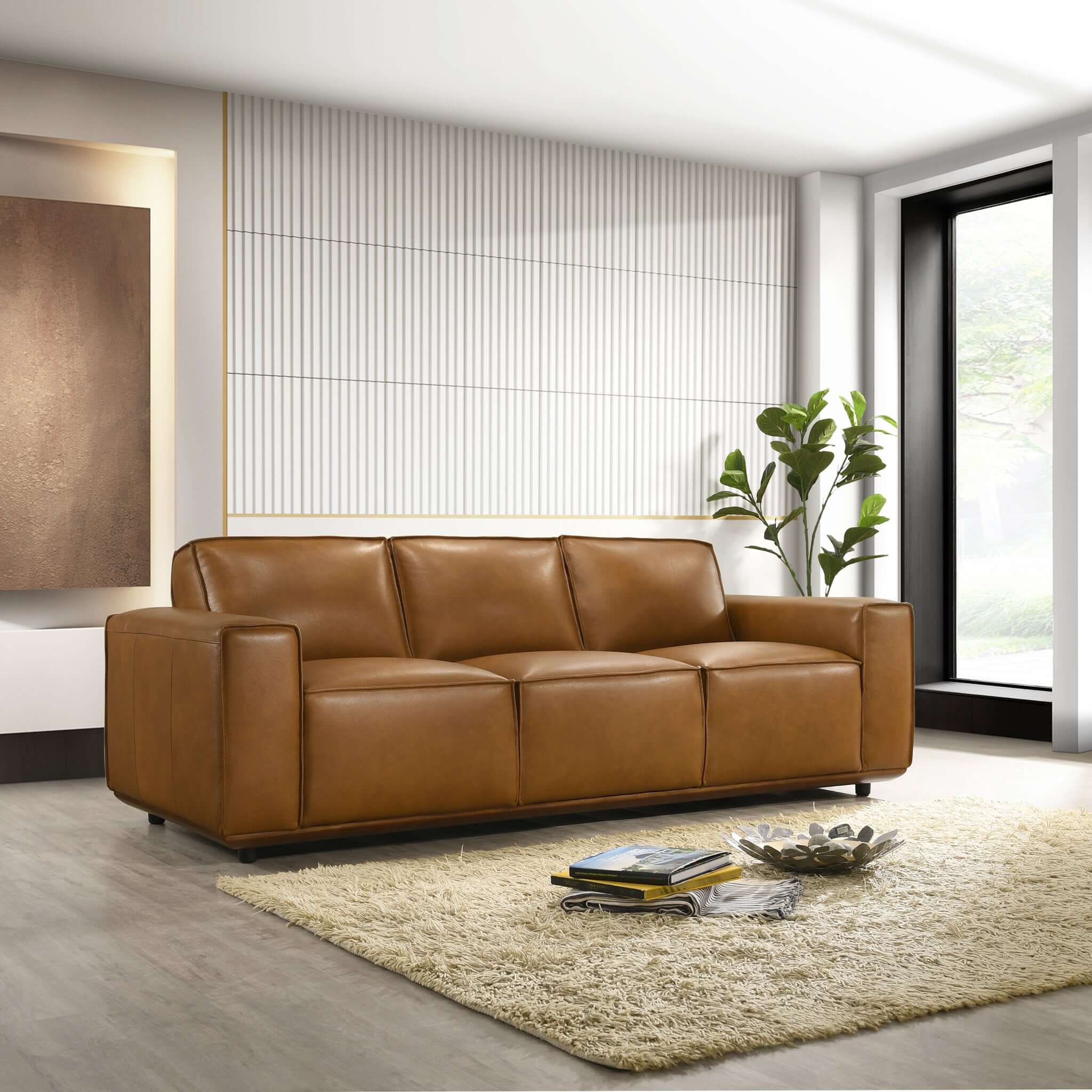 Hanky Geniune Tan Leather Sofa Hanky Geniune Tan Leather Sofa