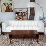 Hazel Solid Wood Walnut Brown Coffee Table - Image 2