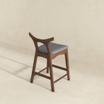 Hester Solid Wood Upholstered Square Bar Chair (Set Of 2) - Image 2