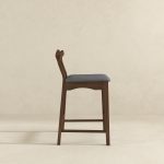 Hester Solid Wood Upholstered Square Bar Chair (Set Of 2) - Image 3