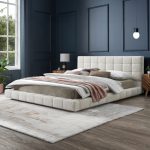Hudson Ivory Boucle King Bed - Image 2