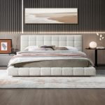 Hudson Ivory Boucle King Bed - Image 3